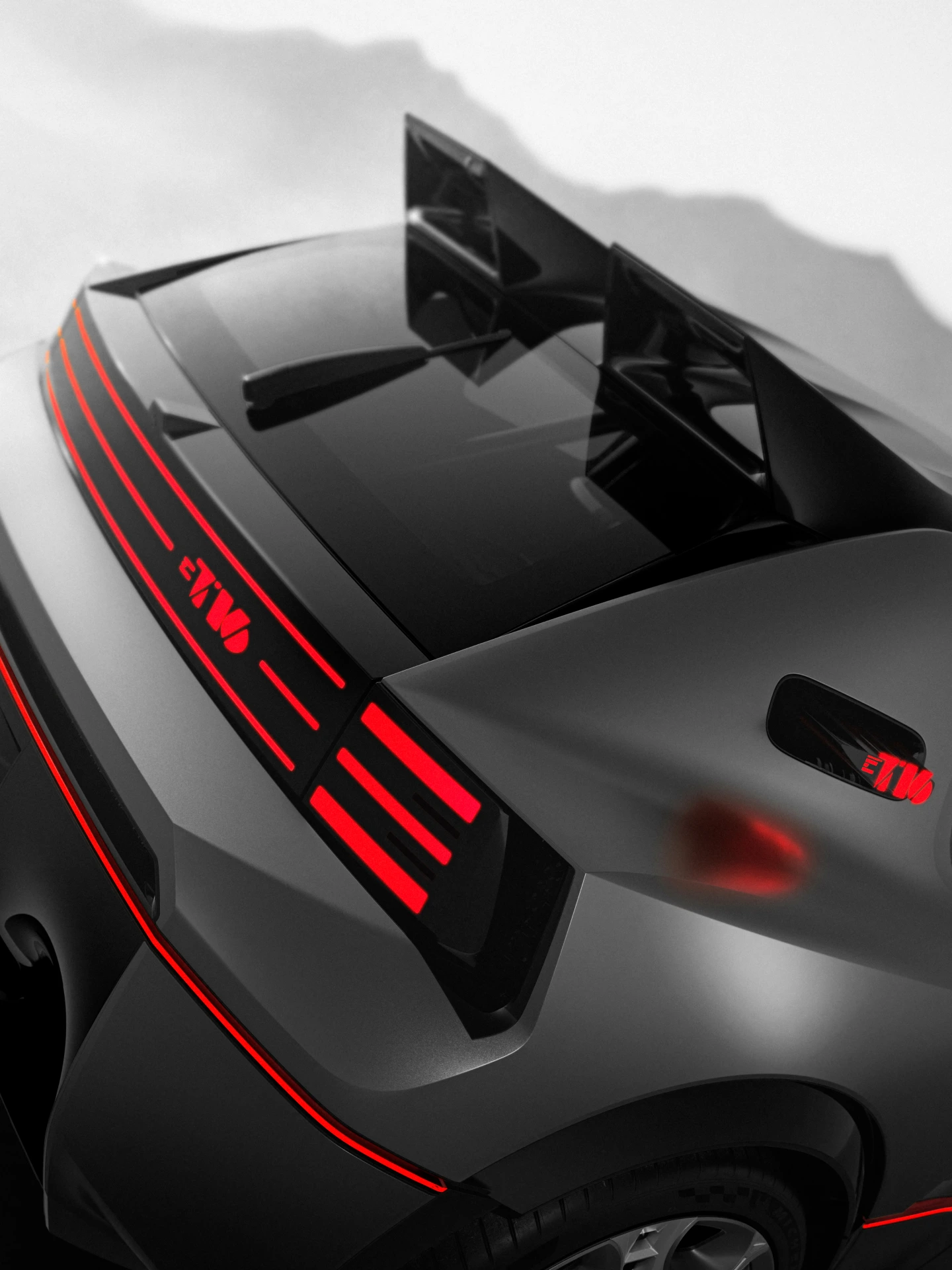 PEUGEOT E-T16 Concept met geïntegreerde spoiler