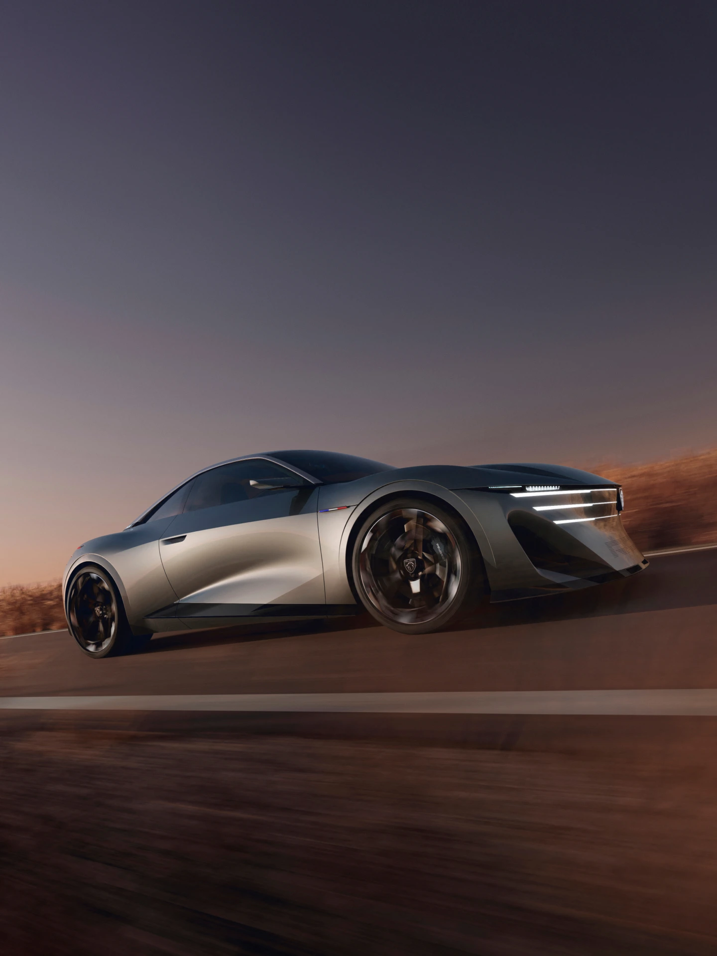 Rijdende PEUGEOT RCZ Vision