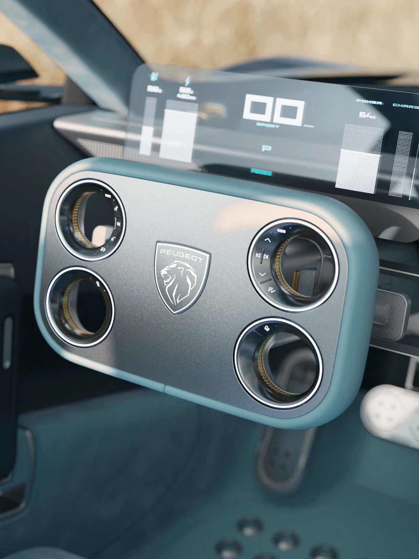 PEUGEOT Hypersquare® in de RCZ Vision