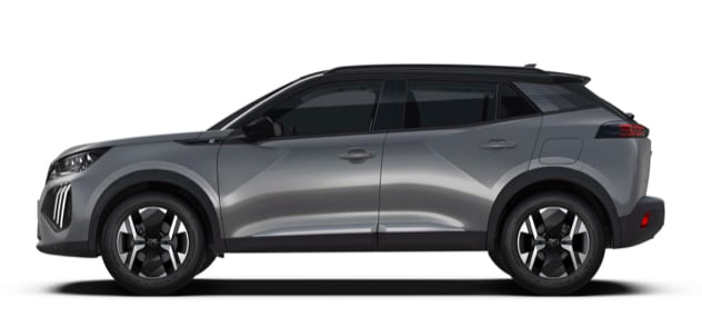 side view of Peugeot 2008