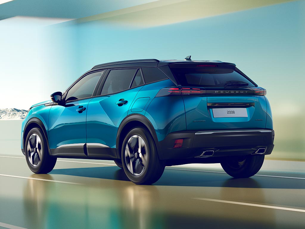 Peugeot 2008 Hybrid achteraanzicht