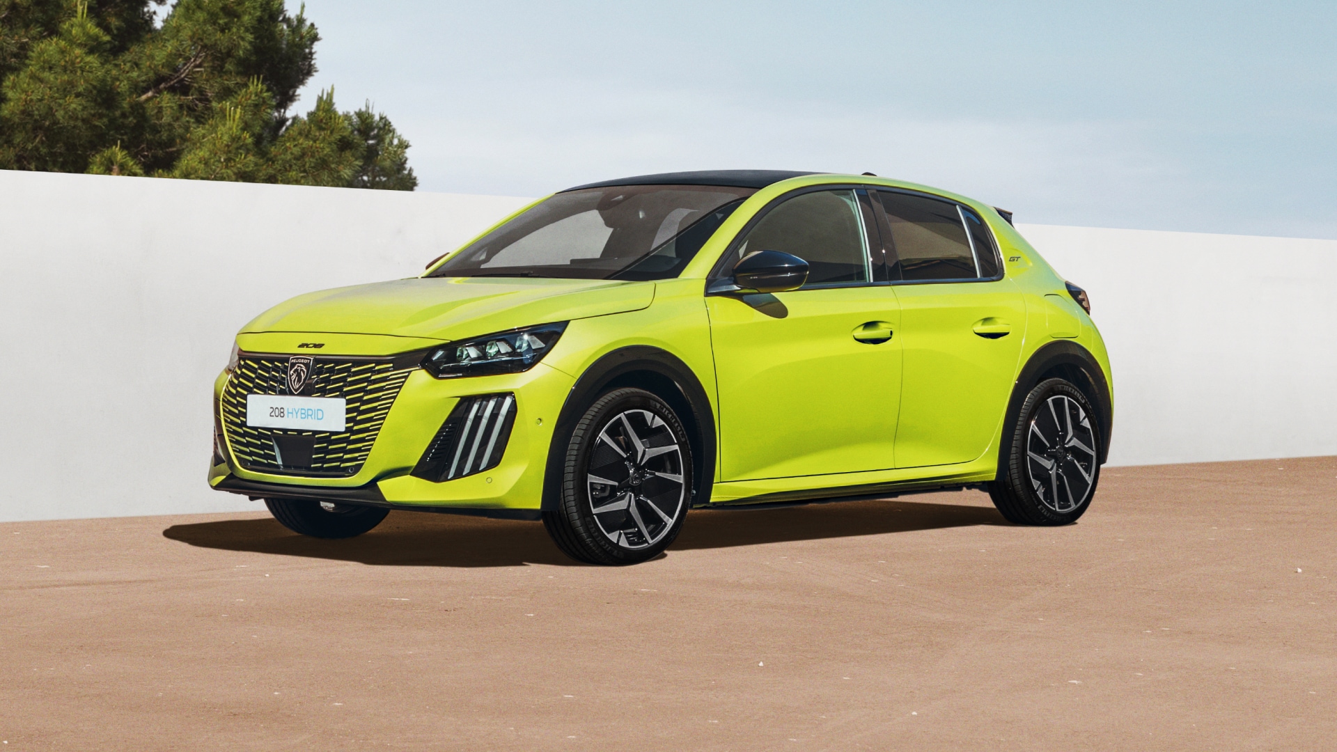 PEUGEOT 208 Hybrid voorzijaanzicht