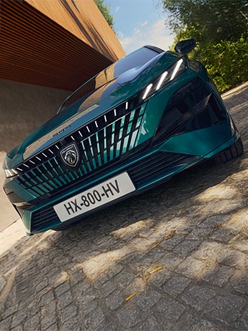 Voorzijde van de nieuwe PEUGEOT E-308