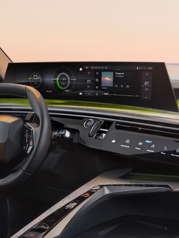 PEUGEOT i-Connect® Advanced panoramisch scherm