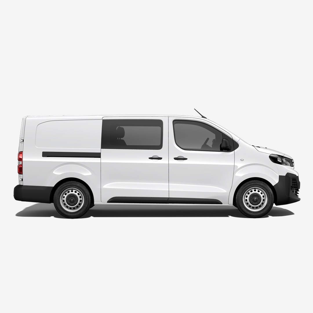 PEUGEOT Expert Dubbele Cabine M & XL zijaanzicht