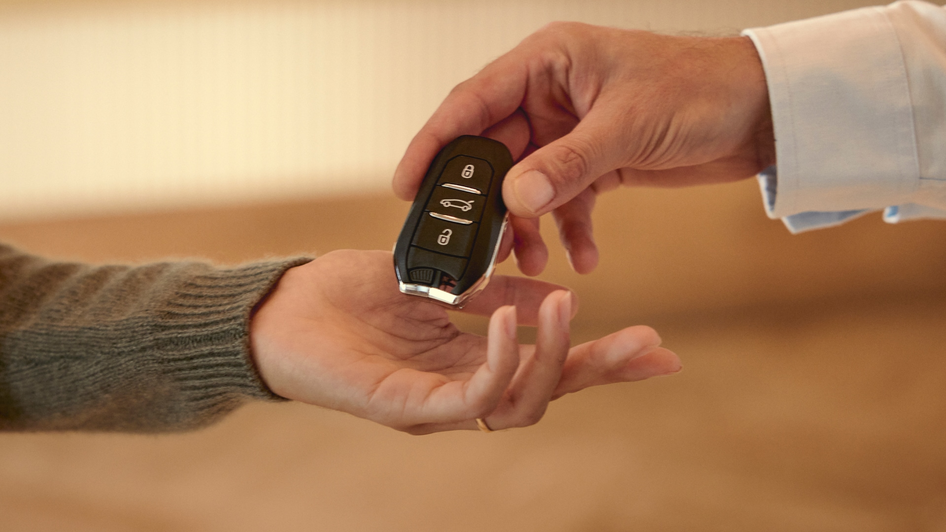 Peugeot key handover