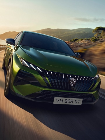 Nieuwe PEUGEOT E-408 voorzijde