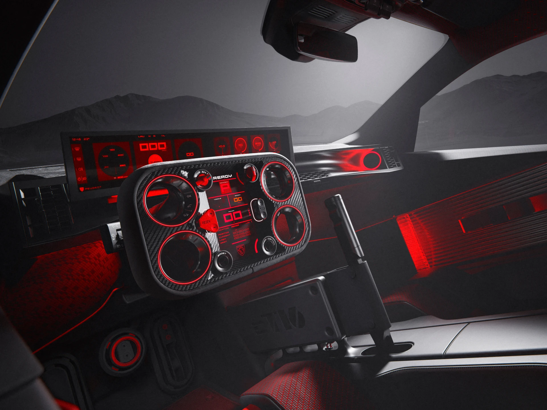 Peugeot E-T16 Concept met de prestatiegerichte Hypersquare®