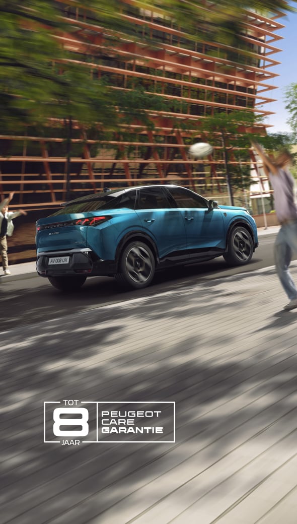 PEUGEOT E-3008 achteraanzicht